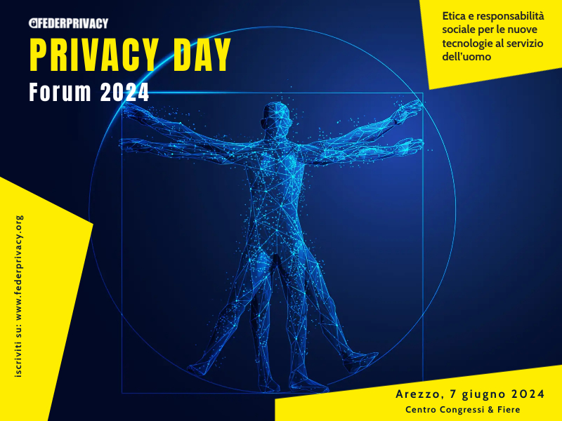 Il Privacy Day Forum 2024 è il 7 giugno ad Arezzo