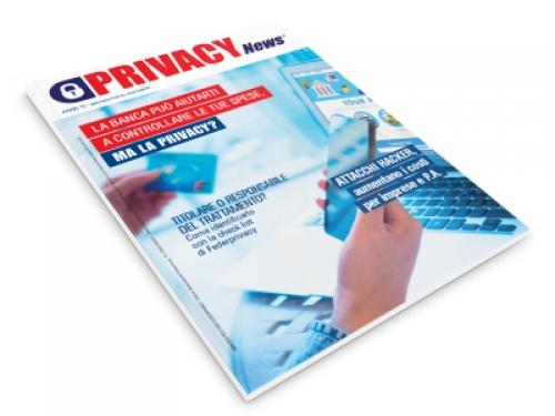 Già disponibile il primo numero del magazine Privacy News